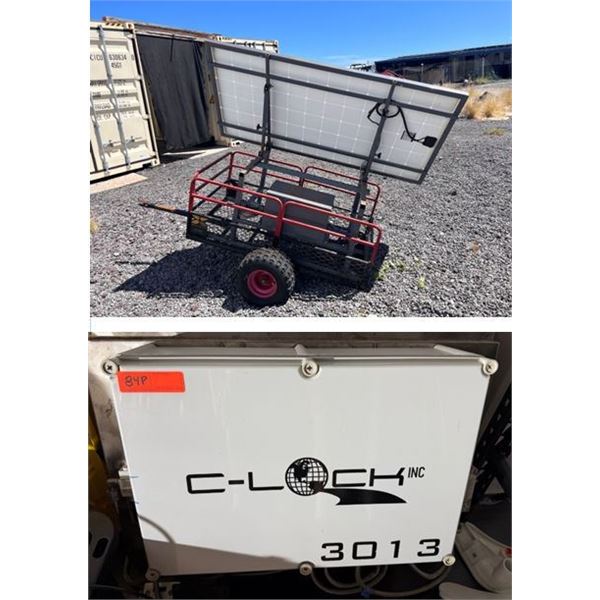 Custom Solar-Powered Methane Measuring System on Trailer, 2024 Cost $21,960