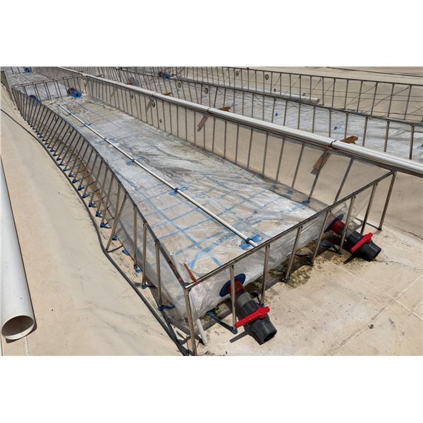 MK Aquarium Aquaculture/Aquaponics Tank Approx. 32.8' L x 7.5' W