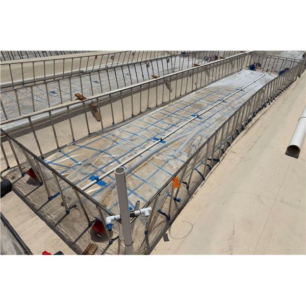 MK Aquarium Aquaculture/Aquaponics Tank Approx. 32.8' L x 7.5' W