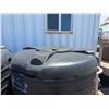 Image 2 : Black Cylindrical Water Storage Tank Approx. 60" Dia, 75"H (cracked)