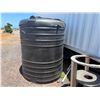 Image 5 : Black Cylindrical Water Storage Tank Approx. 60" Dia, 75"H (cracked)