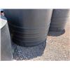 Image 5 : Black Cylindrical Water Storage Tank Approx. 60" Dia, 75"H (cracked)