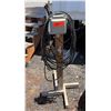 Image 1 : Outdoor Weatherproof Electrical Outlet Box on Wooden Post w/ Cord 48"H