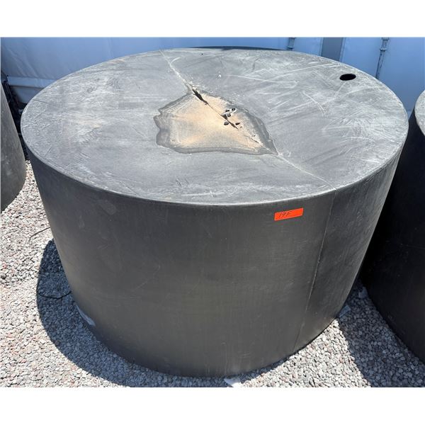 Black Commercial Covered Aqua Tank Approx. 62"dia, 36"H
