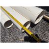 Image 11 : Multiple White Cresline PVC Pipe Lengths & Some Fittings, Misc Sizes to 180"L