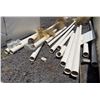 Image 1 : Multiple White Cresline PVC Pipe Lengths & Some Fittings, Misc Sizes to 180"L