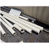 Image 3 : Multiple White Cresline PVC Pipe Lengths & Some Fittings, Misc Sizes to 180"L