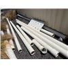 Image 4 : Multiple White Cresline PVC Pipe Lengths & Some Fittings, Misc Sizes to 180"L