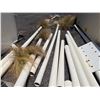 Image 5 : Multiple White Cresline PVC Pipe Lengths & Some Fittings, Misc Sizes to 180"L
