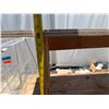 Image 8 : Metal 2-Tier Shelf w/ Wooden Upper Unit 51"  x 60"H