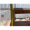 Image 9 : Metal 2-Tier Shelf w/ Wooden Upper Unit 51"  x 60"H