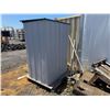 Image 3 : Arrow Gray Solid Door Storage Shed (contents not included)