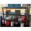 Image 2 : Qty 2 Metal Warehouse Shelving Units Misc Sizes (contents not included)