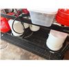 Image 5 : Qty 2 Metal Warehouse Shelving Units Misc Sizes (contents not included)