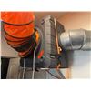 Image 2 : Utility Blower Setup w/ Wall-Mount Air Machine & Orange Duct Hose