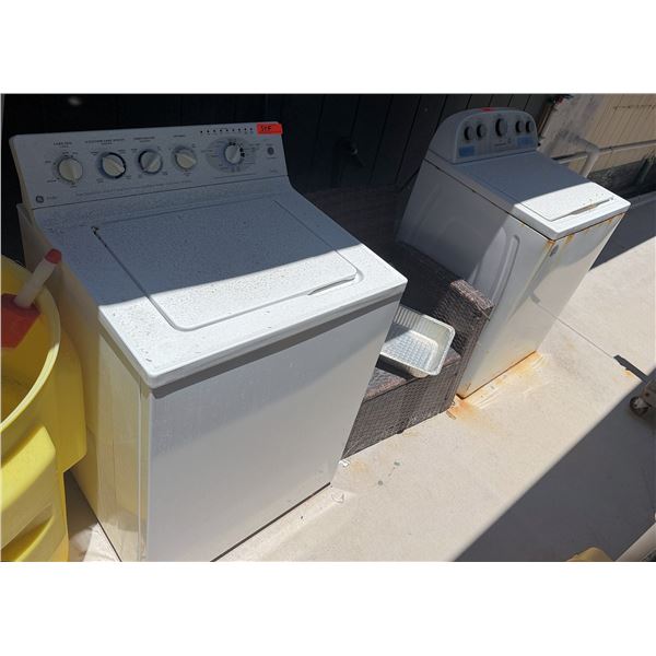 Qty 2 Top-Load Washing Machines: GE & Whirlpool w/ Affresh