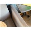 Image 5 : Gray 2-Seat Sofa w/ 2 Throw Pillows 83" x 31" x 22"H (sofa has loose arms)