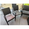 Image 2 : Char-Broil Grill w/ Outdoor Furniture: 2-Seat Sofa, Woven Chairs, Coffee Table, etc
