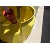 Image 5 : Yellow Drum w/ Multiple Plastic Manual Siphon Pumps