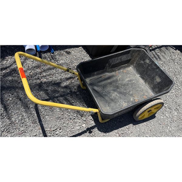 Walk-Behind Gorilla Poly Yard Cart 30" x 24" x 9"H (cart depth)