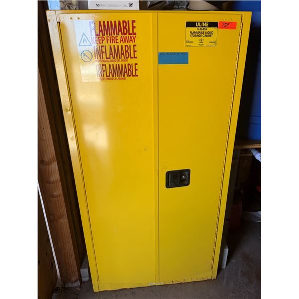 ULine H-3685S Flammable Liquid Storage Cabinet (contents not included)