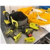 Image 1 : Multiple Ryobi Power Tools: PCL235 Impact Driver, Chargers, etc in Carry Case