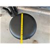 Image 4 : Adjustable Height Padded Shop Stool w/ Footrail 14" Dia,