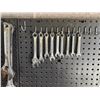 Image 2 : Multiple Hand Tools on Pegboard Rack: Wrenches, Pliers, Snips, Screwdrivers, etc