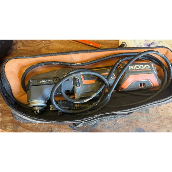 Ridgid R2851-Series B Corded Oscillating Multi-Tool in Carry Case