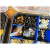 Image 10 : Qty 3 Organizer Toolboxes w/ Contents: Fittings, Wire Connectors, etc