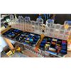 Image 1 : Qty 3 Organizer Toolboxes w/ Contents: Fittings, Wire Connectors, etc