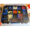 Image 2 : Qty 3 Organizer Toolboxes w/ Contents: Fittings, Wire Connectors, etc
