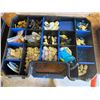 Image 9 : Qty 3 Organizer Toolboxes w/ Contents: Fittings, Wire Connectors, etc