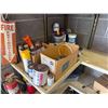 Image 3 : Contents of Shelf: Fire Extinguishers, Adhesives, WD-40, Paint, etc (shelf not included)