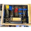 Image 5 : Contents of Shelf: Bits, Bolts, Hardware, Anchors, Unistruts, etc (shelf not included)