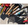 Image 6 : Multiple Hand Tools: Mallets, Pry Bars, Pliers, Snips, Files, Caulking Gun, Angle Clamps, etc
