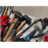 Image 7 : Multiple Hand Tools: Mallets, Pry Bars, Pliers, Snips, Files, Caulking Gun, Angle Clamps, etc