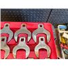 Image 3 : Tool Box w/ Bull Tools SAE Jumbo Crowfoot Wrench Set, Ratchet & Sockets, etc