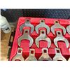 Image 6 : Tool Box w/ Bull Tools SAE Jumbo Crowfoot Wrench Set, Ratchet & Sockets, etc