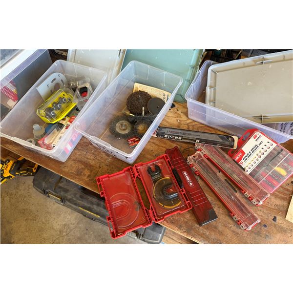 Qty 2 Bins Diablo Jig Saw Blade Set, Milwaukee Sawzall Blades, Oscillating Multi-Tool Blade, Grinder