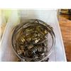 Image 2 : Qty 2 Bins Clamps, Hole Saw Blades, etc Misc Sizes