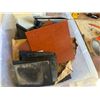 Image 6 : Qty 2 Bins Sanding Discs, Felt Blankets, Sandpaper, etc