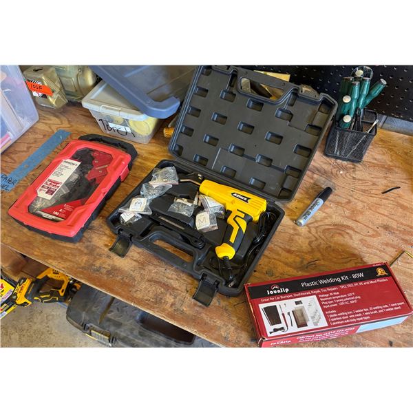 Allturn Plastic Welder, JounJip Plastic Welding Kit, Arrow Swivel Riveter Kit, etc