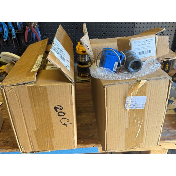 Qty 36 U.S. Solid JFMSV00093 Motorized Ball Valves