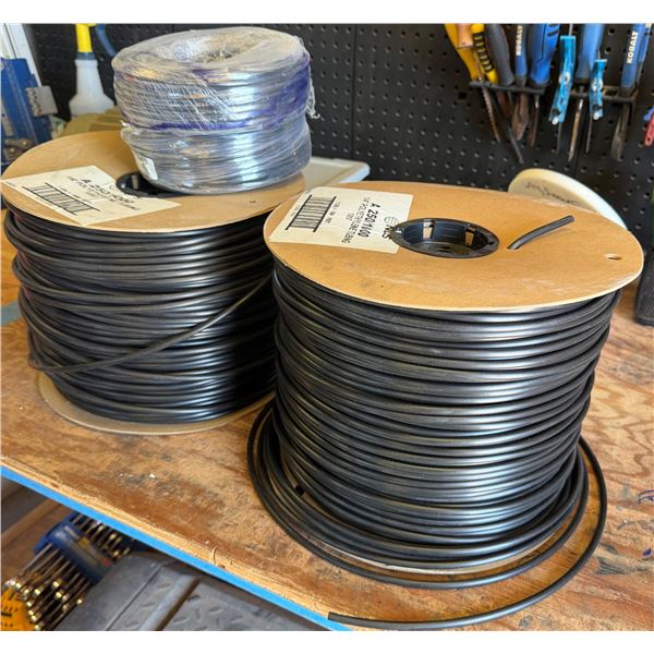 Qty 2 Spools A250/1000 Poly Tubing & 2 Coils Misc Tubing