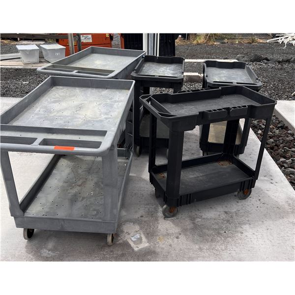 Multiple Material Handling Utility Carts