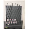 Image 2 : Qty 3 Laboratory Glassware Drying Racks (w/ contents included)