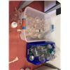 Image 1 : Laboratory Glassware: Multiple Beakers from 50ml to 1000ml, Plastic Flasks, etc