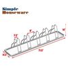 Image 3 : 70" Large 5-Compartment Bicycle Floor Rack/Bike Storage Stand - Holds 5 Bikes - New!