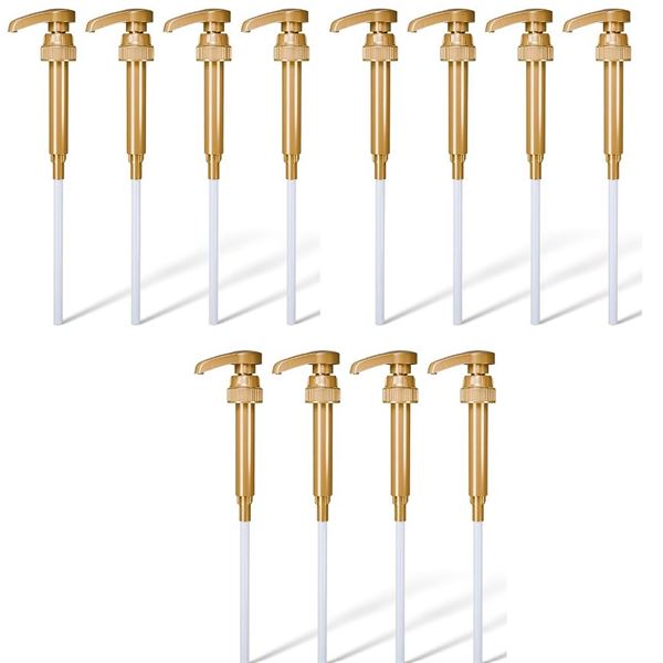 3 Packs/12PCS Coffee Syrup Dispensers/Pumps; Great for Easy-Dispensing of Syrups & Sauces - New
